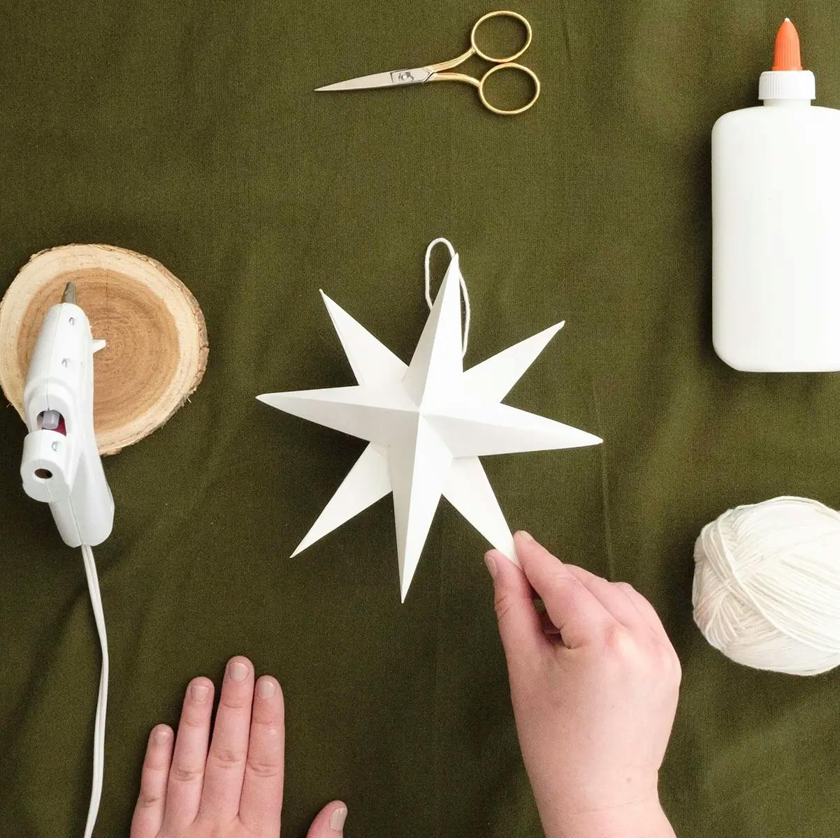 How to Make a Paper Star Tree Topper