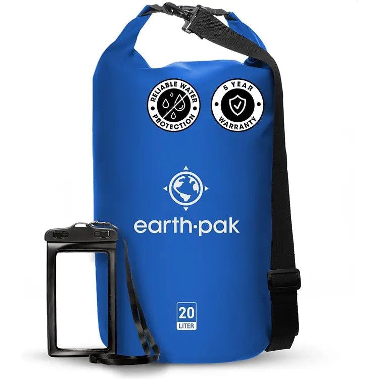 Earth Pak Waterproof Dry Bag for swimmers, boaters and kayakers