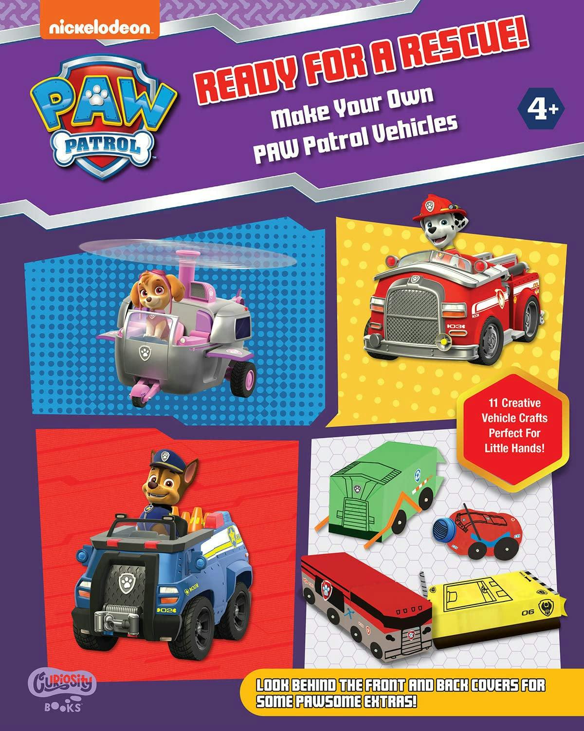 READY FOR A RESCUE! Make Your Own PAW Patrol Vehicles (paperback)