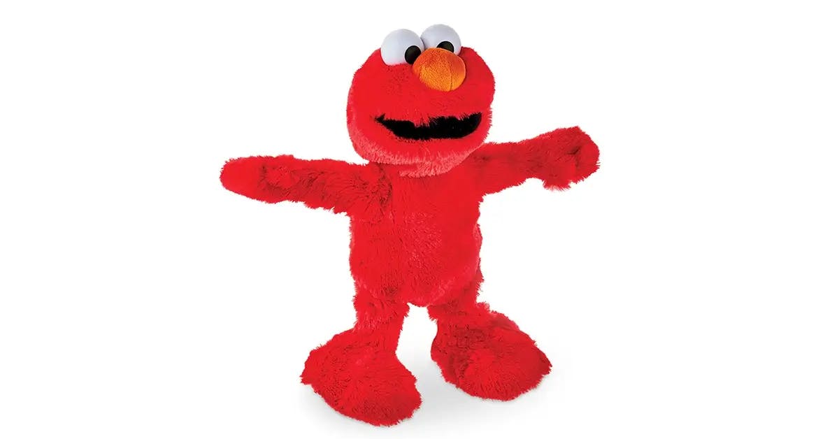 An Elmo doll in the STEAM Toys section of the 20223 Walmart Top Toy Guide.