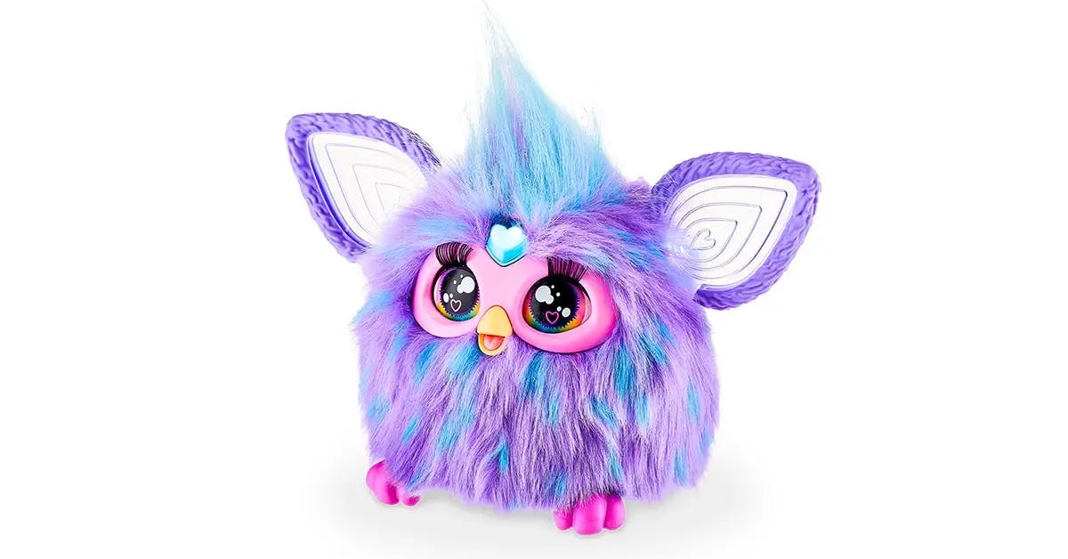 A Furby, part of the 90s Nostalgia collection of retro toys in the 20223 Walmart Top Toy Guide.