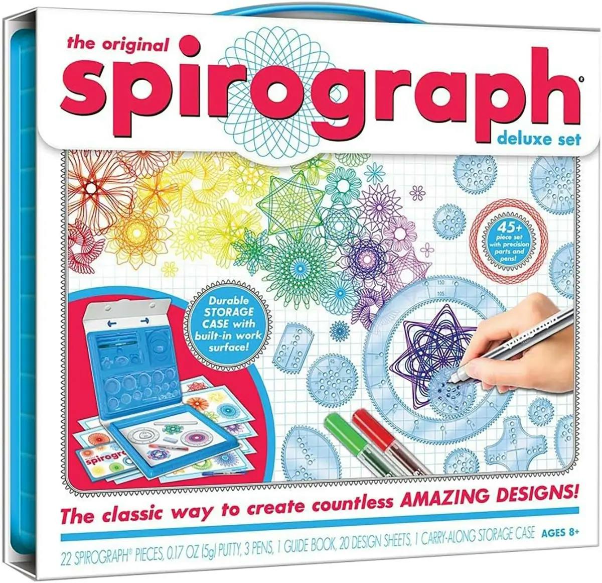 Spirograph activity set for kids.