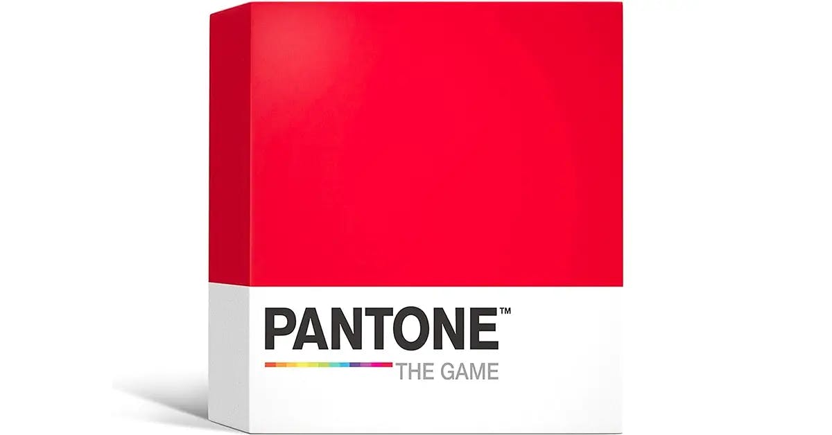 Front of box for Pantone: The Game.