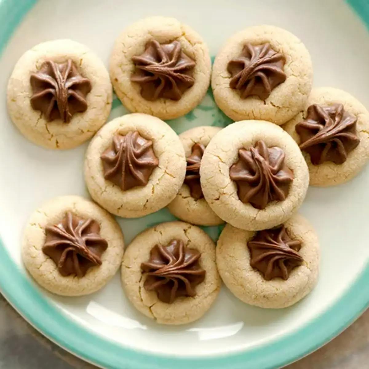 Peanut Butter Blossom cookies.