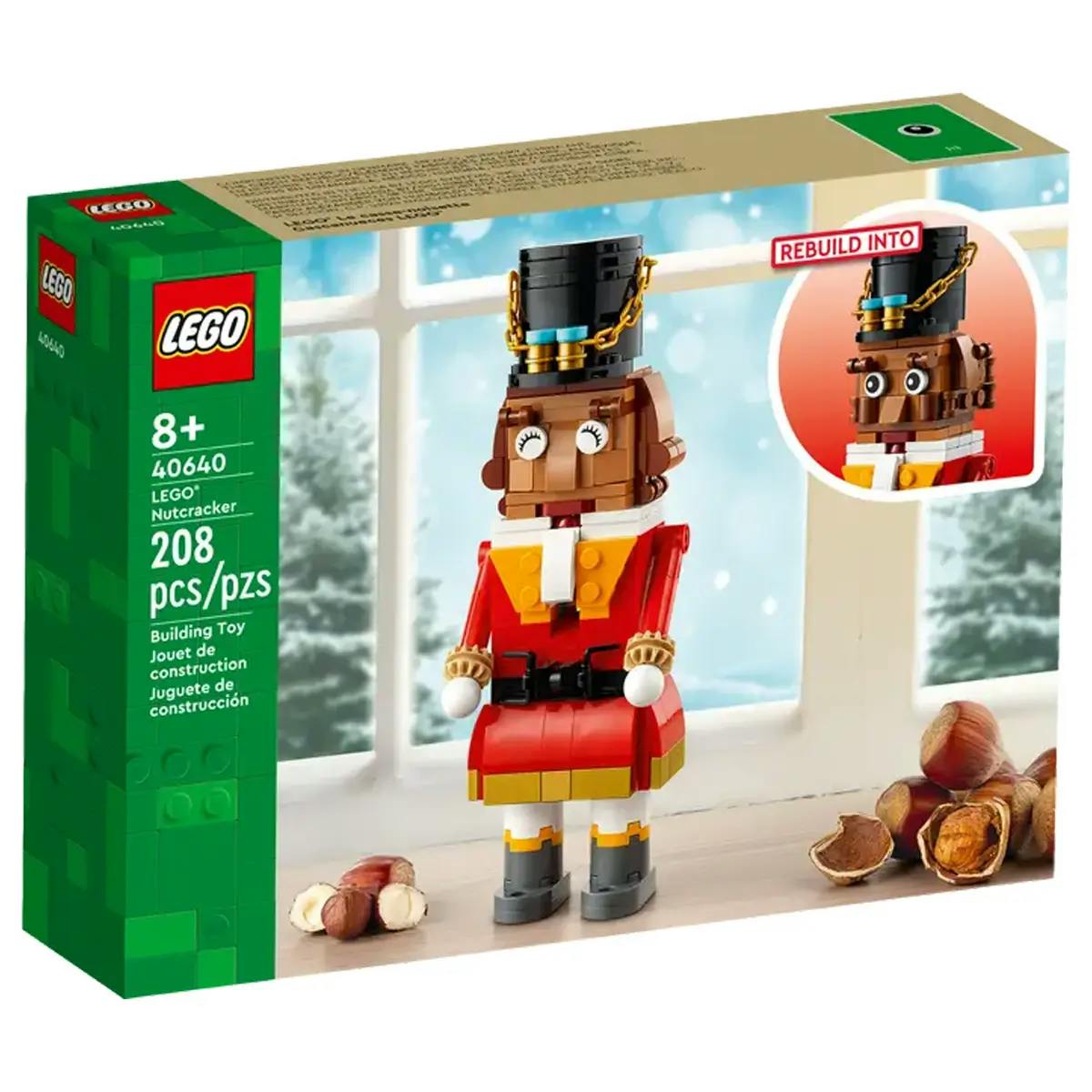 Lego box showing the 2023 Nutcracker Lego kit.