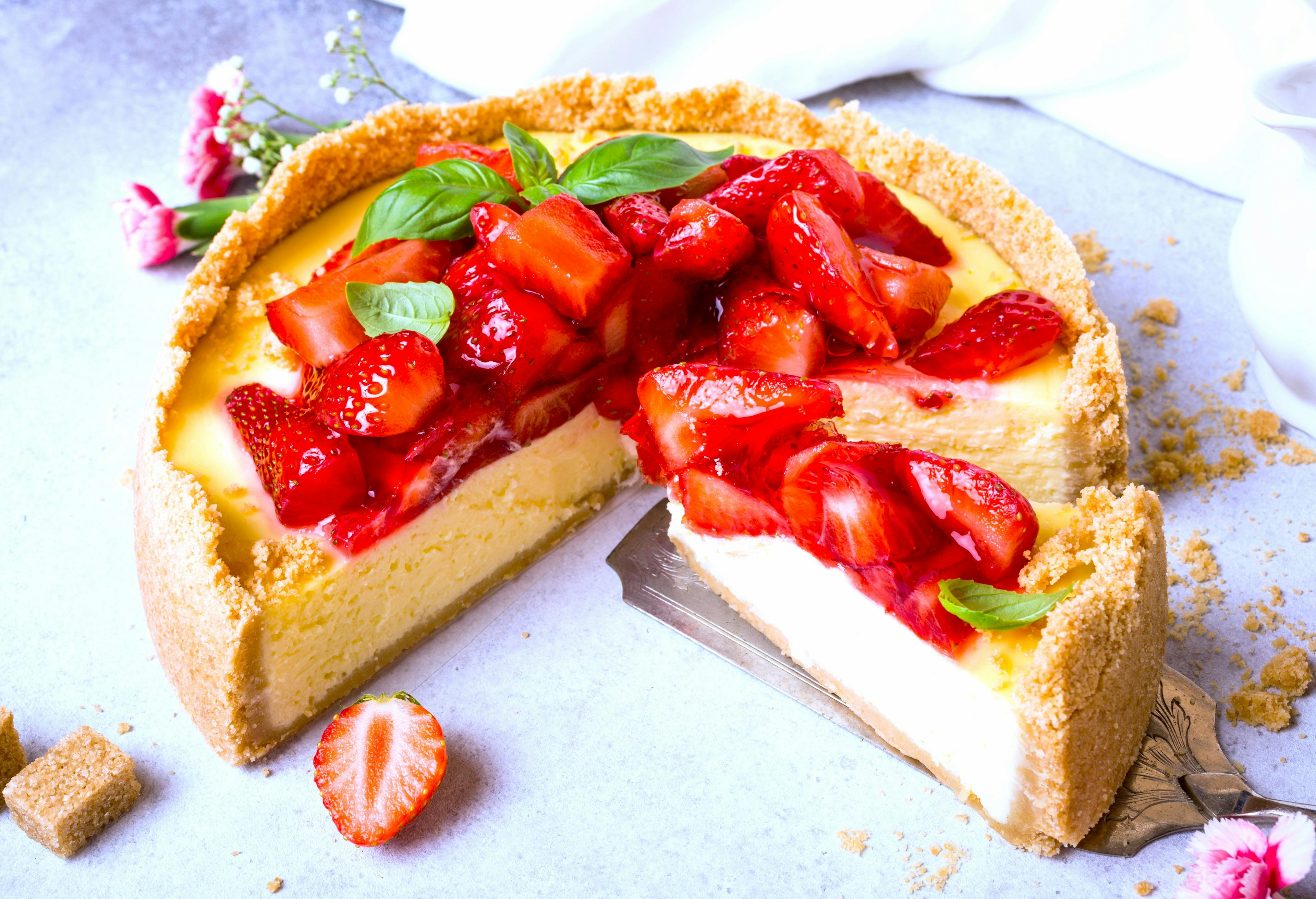 Strawberry Cheesecake - recipes for Mother's Day